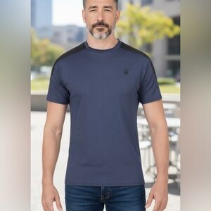 Spyder Pro Active Shirt NWT • XXL • Navy • Performance Stretch • Athletic Style